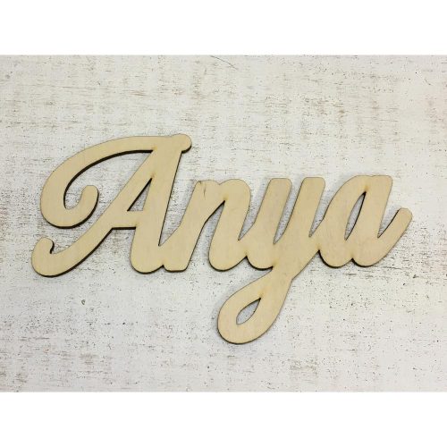 Natúr fa - "Anya" felirat 19,5cm