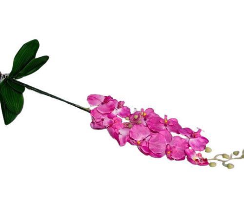 80 cm rózsaszín selyem orchidea - 3 db