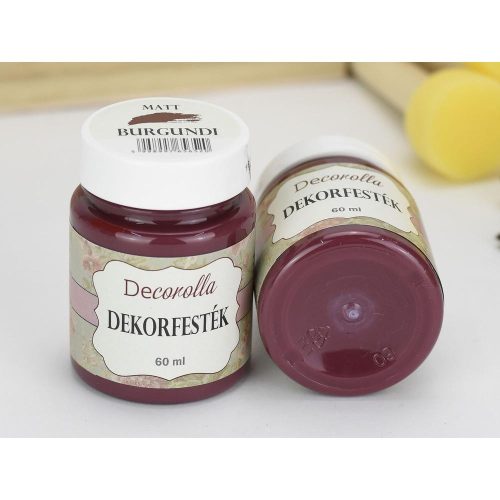 Decorolla matt dekorfesték 60ml burgundy