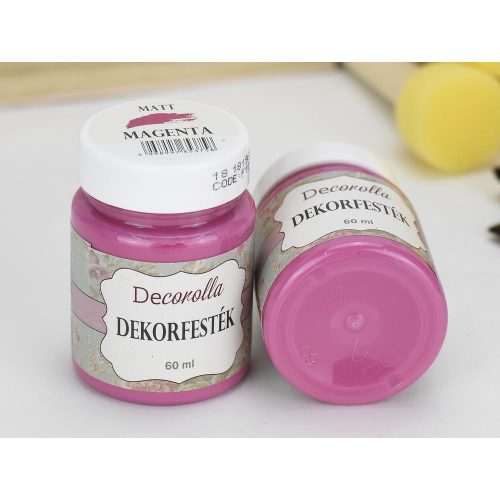 Decorolla matt dekorfesték 60ml magenta