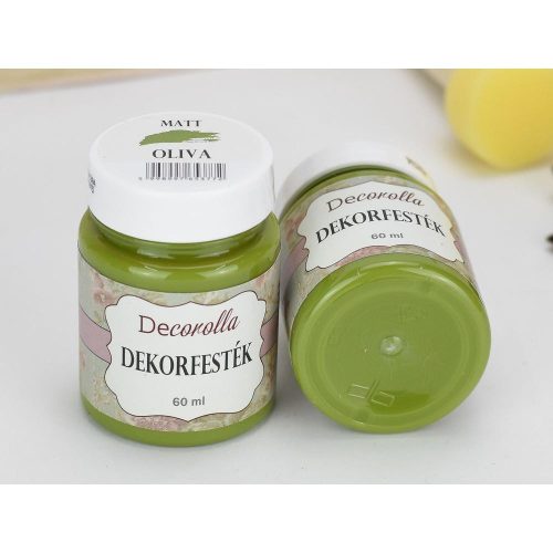 Decorolla matt dekorfesték 60ml oliva