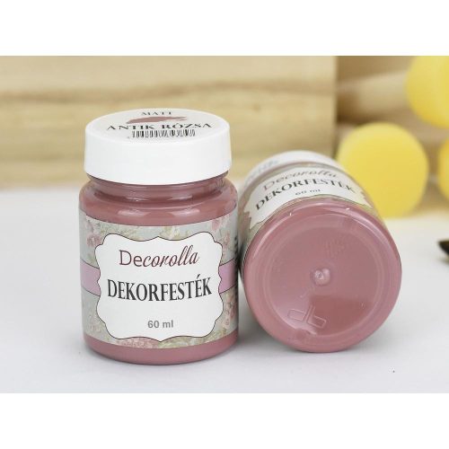 Decorolla matt dekorfesték 60ml  antik rózsa