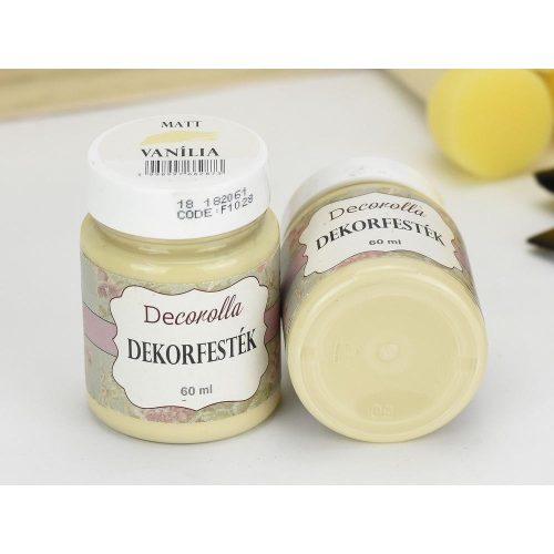 Decorolla matt dekorfesték 60ml vanília