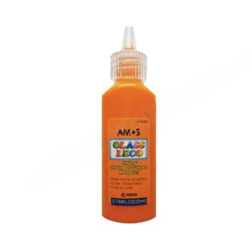 Amos üvegmatricafesték, narancs, 22 ml