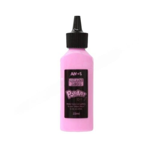 Amos üvegmatricafesték, pop art, pink, 22 ml