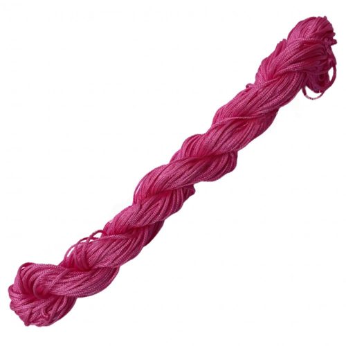 Nylon zsinór, 1 mm, magenta, 24 m/tekercs