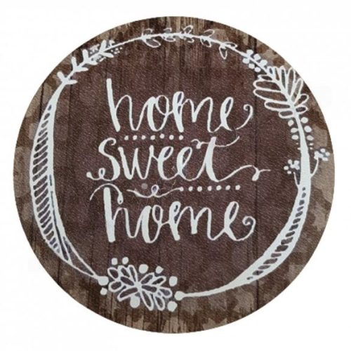 MDF tábla, "Home sweet home", 12 cm