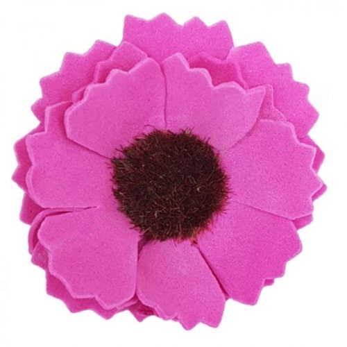 Polifoam margaréta virágfej, pink, 4 cm