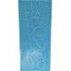 Kontúrmatrica, babaváró, kék, 10x23 cm
