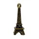 Fémmedál, Eiffel-torony, antikarany, 0,9x2,4 cm