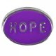 Mini charm, hope, lila, 9 mm